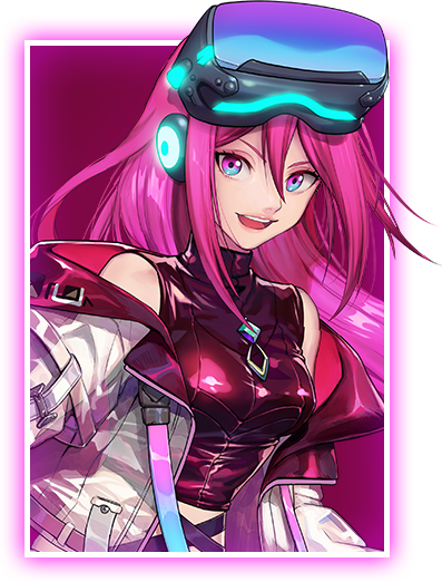 pink character